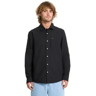 Volcom Veeco Oxford Langarmhemd - Black - S