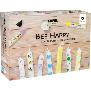 Kreul 6 KREUL Bee Happy Kerzenstifte farbsortiert