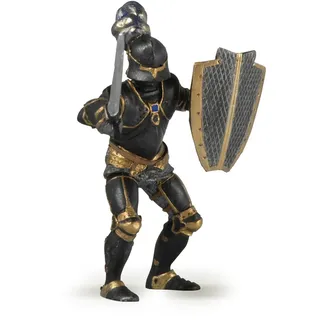 Papo Ritter mit schwarzer Rüstung 8 cm