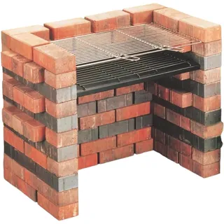 Landmann Heimwerker Kohlegrill DIY grill 67x39 cm Outdoor Grillrost Ascheschale