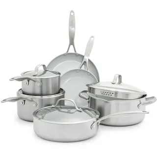 GreenPan Kochgeschirr-Set Venice Pro Evershine 10er Set,