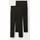 Mädchen Nkfvivian 2p Noos Leggings schwarz Black/Packed with Black 178466001 110/116 EU