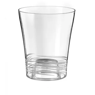 Kalapanta - Orchideentopf mit erhöhtem Boden, aus recyceltem und wiederverwertbarem Kunststoff, Topf für Innen- und Außenpflanzen. (Ø 16 cm x h 19, Transparent)