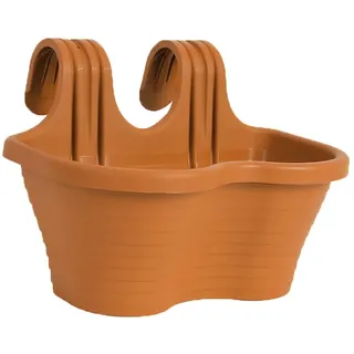 Stewart Hängetopf, Terrakotta, mittelgroß