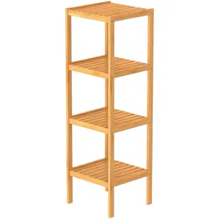 Eisl Badregal schmal, mit 4 Ablagefächern, 34 cm breit, beige