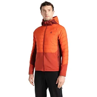 Dare2b Descending Hybrid Reißverschlusspullover - Cinnamon / Tuscan Red - M