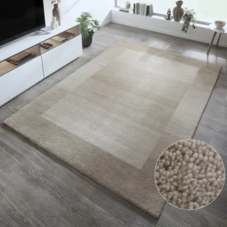 Wollteppich THEKO "Gabbeh Super, Handweb, auch als Läufer erhältlich, reine Wolle" Gr. 4, beige, B:160cm H:9mm L:230cm, Wolle, Teppiche, Wollteppich, Schlafzimmer, Wohnzimmer, Esszimmer, auch als Bettumrandung