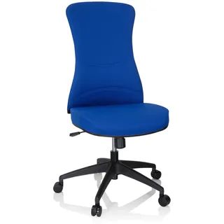 hjh OFFICE 760013 Profi Bürostuhl Office XT Netzstoff Blau Drehstuhl ohne Armlehnen, breite Sitzfläche, höhenverstellbar