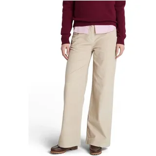 Timberland Womens Washed Corduroy Wide-leg Pants doeskin 25W 30L