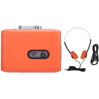 Tragbare Kassettenspieler und -rekorder, Tonbandgerät, Integriertes Mikrofon und Kopfhörer, USB C-Übertragungsanschluss, mit Kopfhörer, Kassetten Musikplayer in MP3 Konverter