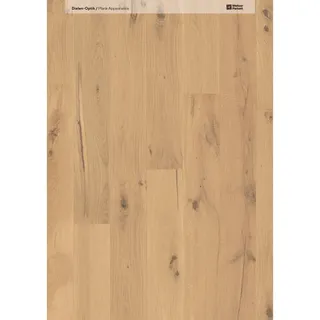 Waldwelt Landhausdiele Bergeiche , Weiß, Eichefarben , Holz , Eiche , 3-Schicht , 17.5x1.1x180 cm , schmutzabweisend, pflegeleicht, widerstandsfähig, lichtunempfindlich, fleckenunempfindlich, für Fußbodenheizung geeignet , Teppiche und Böden, Bodenbeläge, Parkettböden, Landhausdiele