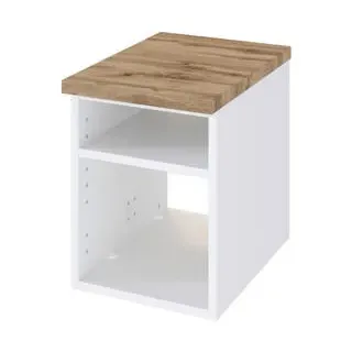 Held MÖBEL Hängeregal »Davos«, BxT: 30 x 47 cm, wotaneiche - weiss