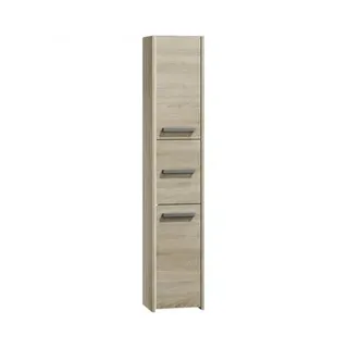 Topeshop S33 SONOMA, Eiche, Frei stehend, 6 Regale, 2 Tür(en), Partikelbord, Matt - Braun