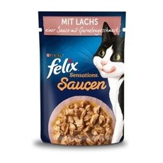 Felix Sensations Saucen Lachs & Garnelen 104x85 g