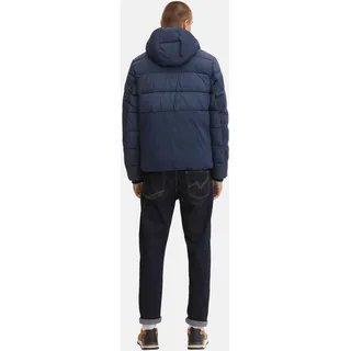 Tom Tailor Jacke Steppjacke mit abnehmbarer Kapuze - Blau
