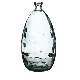 NATURAL LIVING VASE Lou 12L AUS RECYCELTEM Glas Durchmesser 25CM X H47CM