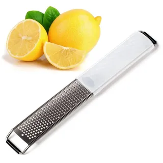 BAESTO Parmesanreibe Küchenreibe Edelstahl 2in1 Fein & Grob Käsereibe Scharf Gemüsereibe Zester Rostfrei Muskatreibe Reibe