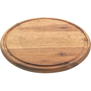 Metaltex Schneidebrett Akazie 1-tlg. Ø 24 cm Braun