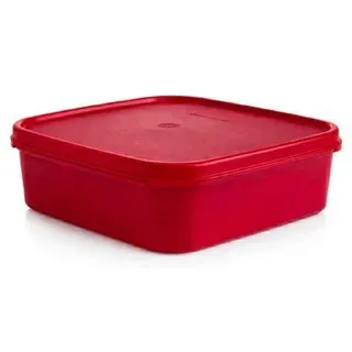 Tupperware rechteckige modulare Box 1,2 L rot