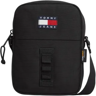 Tommy Jeans Herren Crossbody Bag Tasche Outdoor Reporter Breiter Tragegurt, Schwarz (Black), Einheitsgröße