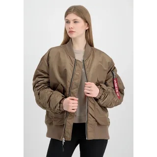 Alpha Industries Bomberjacke "CWU MA-1 Bomber NC Women", taupe