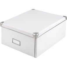 Bild Aufbewahrungsbox mit Deckel 36 x 28,2 x 17 cm 1-tlg. weiß