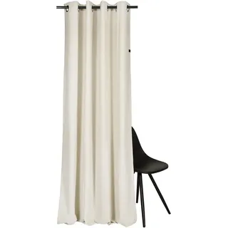 Schöner Wohnen SCHÖNER WOHNEN-Kollektion Vorhang »Peachy« Ösen 1 Stk. tlg., weiß