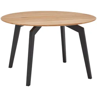 Valnatura Esstisch , Eichefarben , Holz , Eiche , massiv , rund , eckig , 115x76x115 cm , in verschiedenen Größen erhältlich , Holzmöbel, Holztische, Esstische Holz, Massivholztische