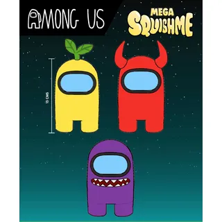 Just Toys Among Us Mega Squishme Anti-Stress-Figur 15 cm JTAU-6804