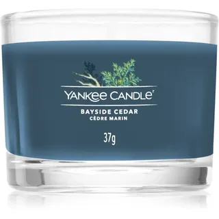Yankee Candle Bayside Cedar Votivkerze 37 g blau