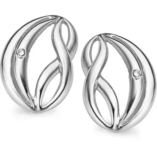 Orphelia Damen-Ohrstecker 925 Sterling Silber Diamant weiß ZO-5006