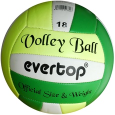 CUCUBA Volleyball, Beach Volleyball, mehrfarbig, zum Training oder Spiel (Durchmesser 21 cm)