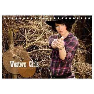 Kalender 2027 · Western Girls | Ein Stück Western Style an Ihrer Wand · DIN A5 quer · CALVENDO Tischkalender