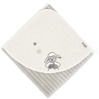 Sterntaler Badetuch Schaf Stanley, Alter: ab 0 Monate, 80 x 80 cm, Grau