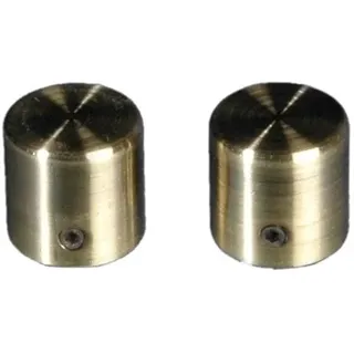 Liedeco Gardinenstangen-Endstück »Endkappe« für Gardinenstangen Ø 16 mm, goldfarben