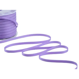 Zorzetto s.r.l. Furlanis-Doppelsatinband, Italienische Gewebe-Glyzinienfarbe, 6 mm x 100 m, Violett