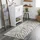 großer Schlafzimmer 80x220 cm Esszimmer mit geometrischem modern in Grau Schwarz Beige
