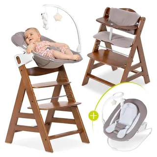 Hauck Alpha Plus Walnut Newborn Set Deluxe - 4-tlg.