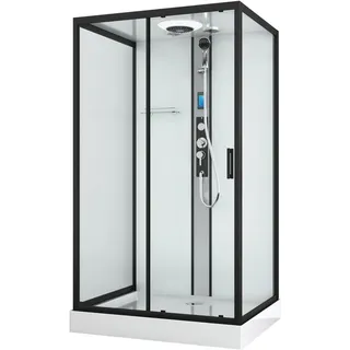 SANOTECHNIK Komplettdusche »BOSTON«, schwarz