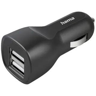 Hama Auto-Ladegerät mit 2 USB-A-Buchse 12 W Schwarz