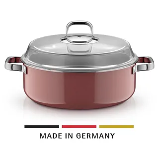 WMF Fusiontec Mineral Pro, Schmortopf mit Deckel, 28 cm, Rose Quartz 122564