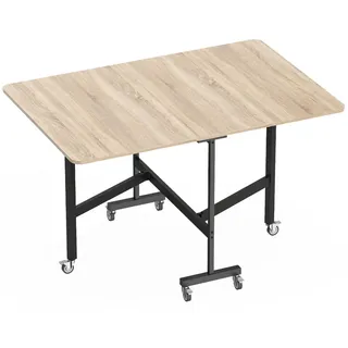 Homcom Klapptisch 80 x 73 x 120 cm braun