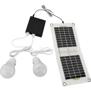 Solarlampe mit USB-Ladefunktion, 30 W LED-Energiespeicher, ideal für Camping, Hühnerstall und Wandern