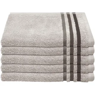 Skyline Color Gästehandtuch 5 x 30 x 50 cm silber