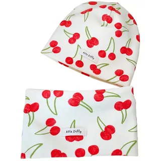 VUCDXOP Baby Kinder Baumwolle Mütze Schal Set Winter Jungen Mädchen Beanie Hüte + Schlauchschal 2er Set Herbst Winter Weich Baumwolle Beanie Mütze Hut Halstuch Rundschal Nackenwärmer Set