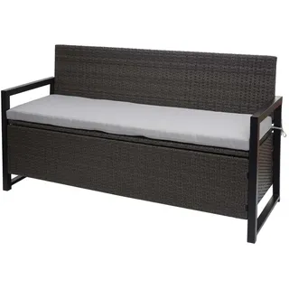 MCW 3er Sitzbank 164 x 87 x 57 cm Grau