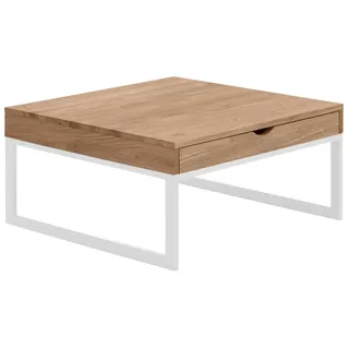 Home Affaire Couchtisch »Betula« B/T/H: 80/80/40 cm, zertifiziertes Massivholz (Eiche), in 3 verschiedenen Farbvarianten Home affaire