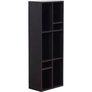 Design Wand Garderobe Schrank Kommode Hänge Aufbewahrung Tür Regal Garderoben - Schwarz