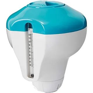 Intex 29043 Schwimmender Chlorinator mit Thermometer Brom und Chlor Diffusor