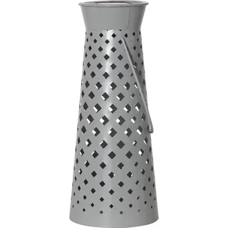 Star Trading Laterne Kunststoff, Metall 14 x 14 x 33 cm 1 x grau